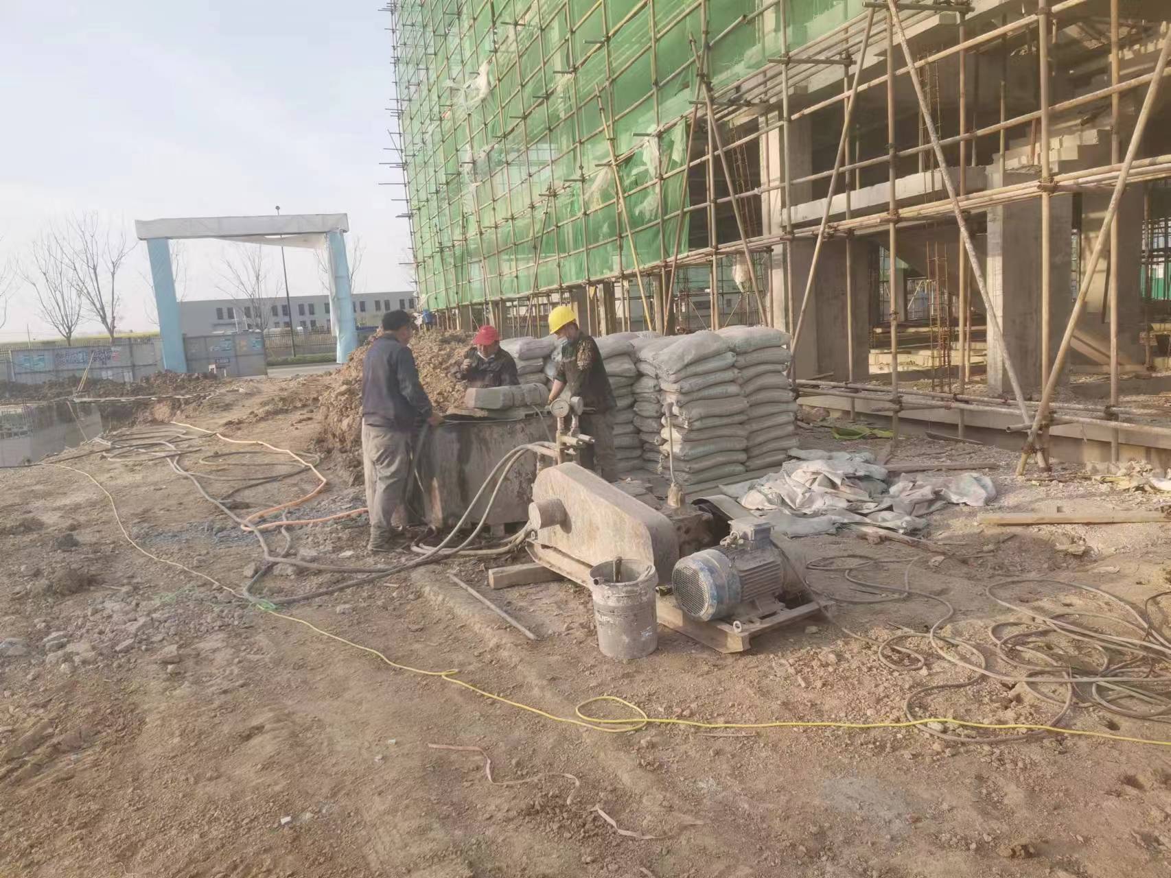 清远别墅下沉注浆